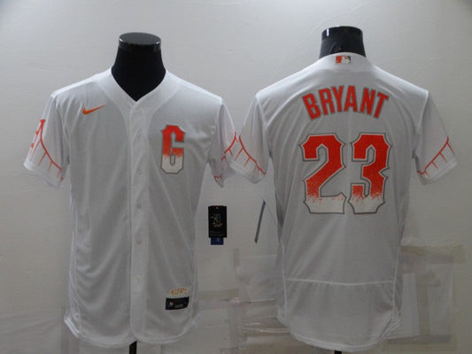 Men's San Francisco Giants Kris Bryant White 2021 City Connect Replica Jersey