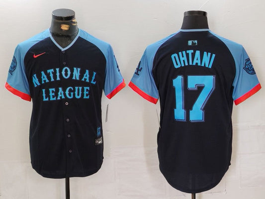 YOUTH Shohei Ohtani National League Navy 2024 All-Star Game Player Jersey