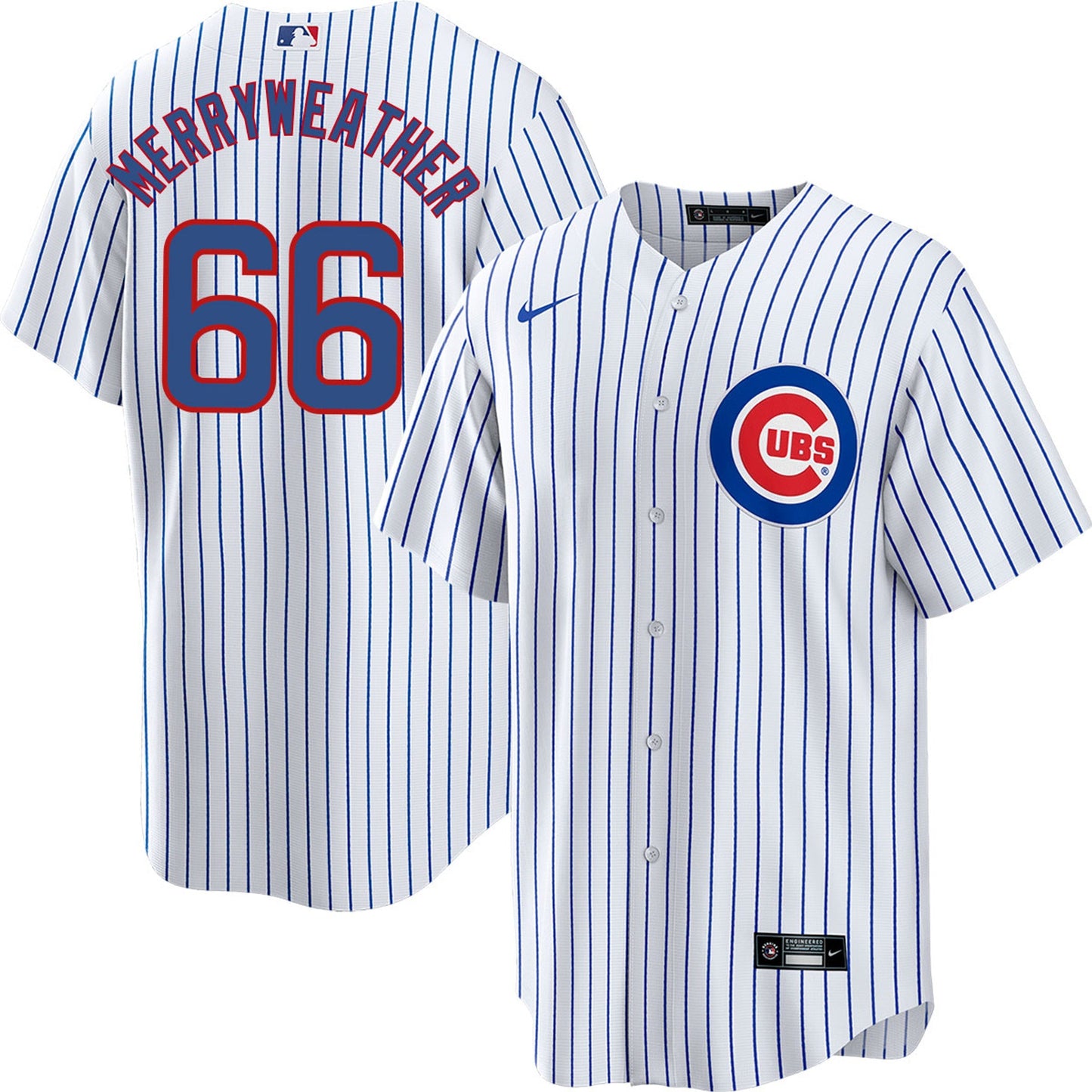 Men's  Chicago Cubs Julian Merryweather Player Jersey