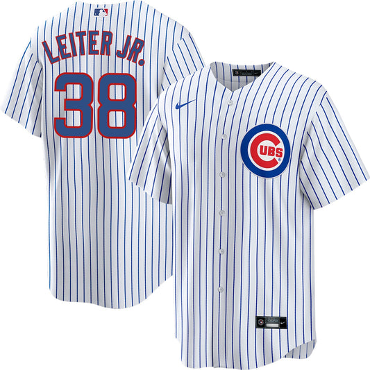 Men's  Chicago Cubs Mark Leiter Player Jersey