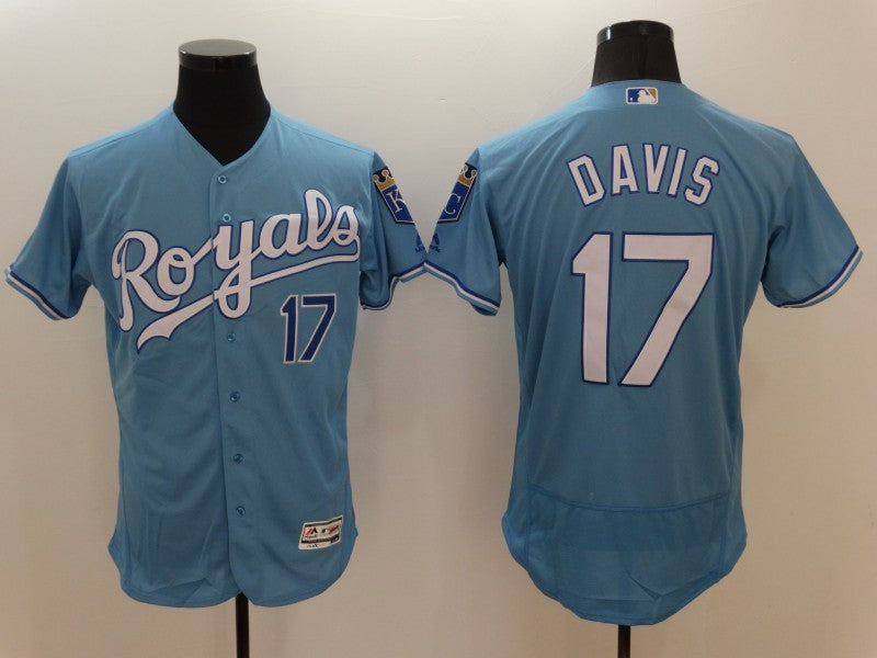 Men's Kansas City Royals Wade Davis Player Jersey