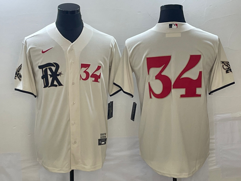 Men's Texas Rangers Nolan Ryan Cream 2023 City Connect Replica Player Jersey