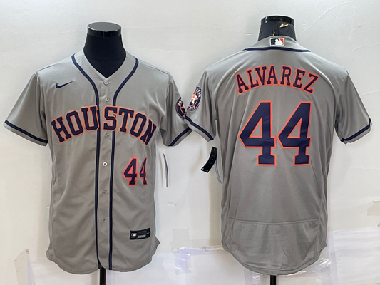 Men's Houston Astros  Yordan Alvarez #44 2022 World Series Player Jersey- Flex Base