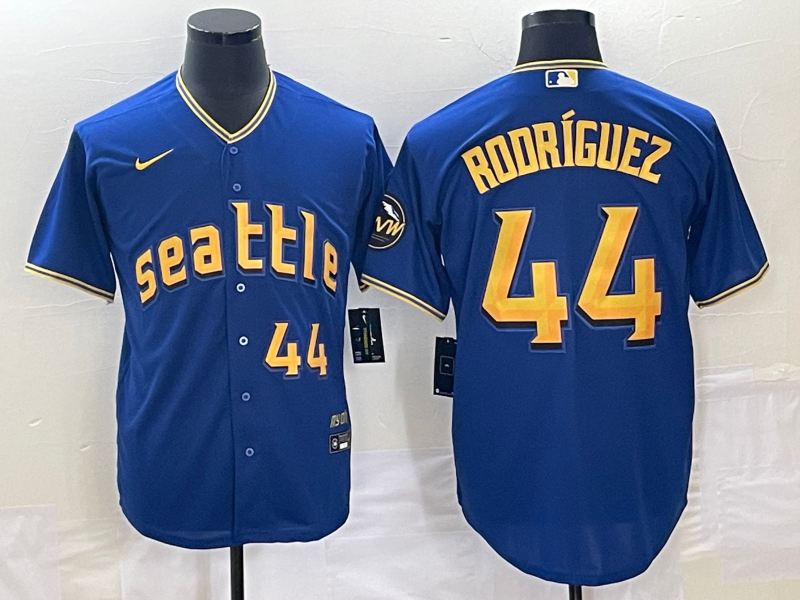 Men's Seattle Mariners Julio Rodriguez Royal 2023 City Connect Replica Player Jersey