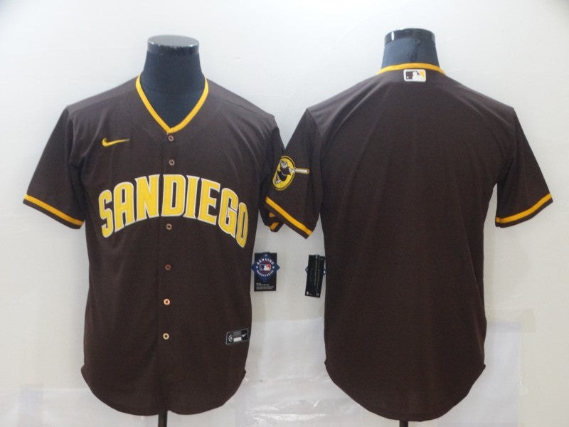Youth Player_NAME #00 Custom San Diego Padres Player Jersey