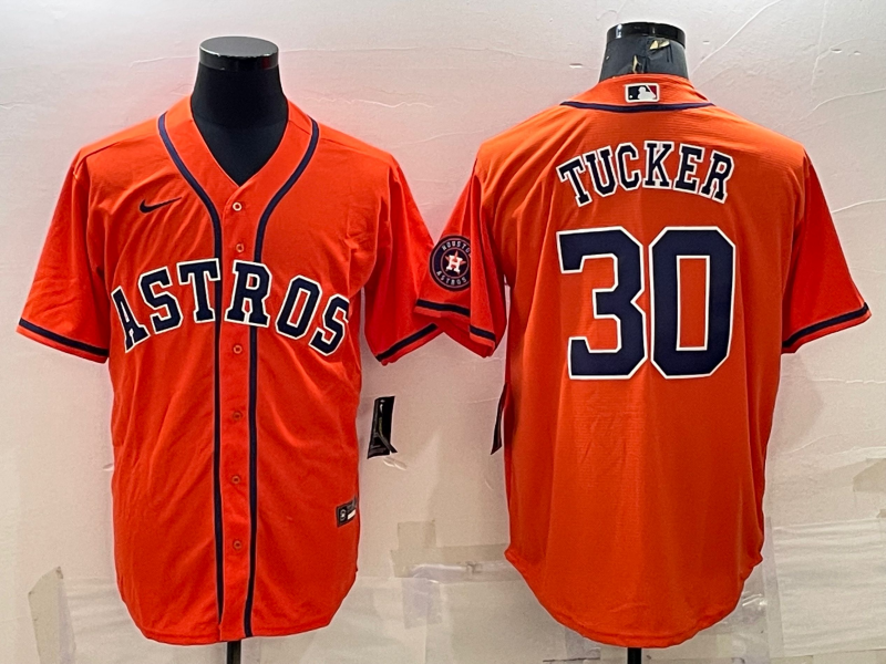 Men's Kyle Tucker #30 Houston Astros  2022 World Series Player Jersey
