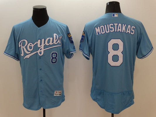 Men's Kansas City Royals Mike Moustakas Player Jersey