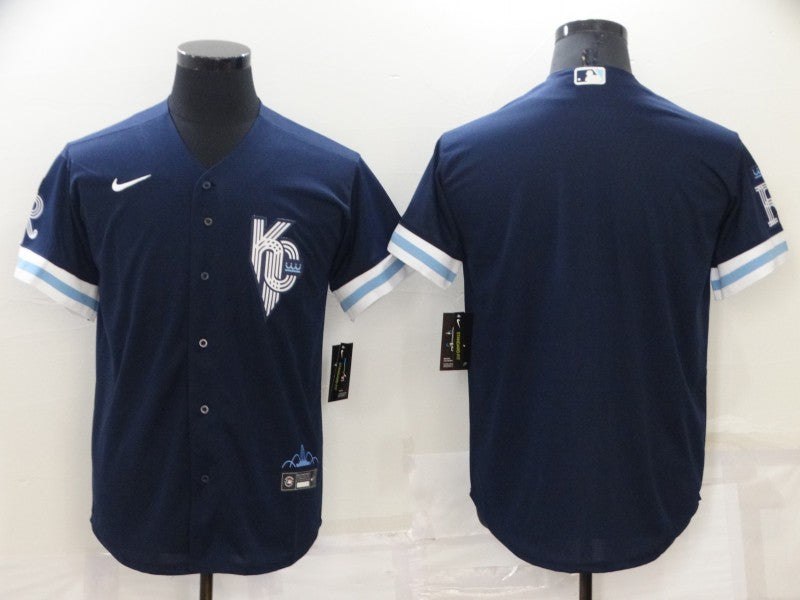 Men's Kansas City Royals 2022 City Connect Replica Jersey - Navy