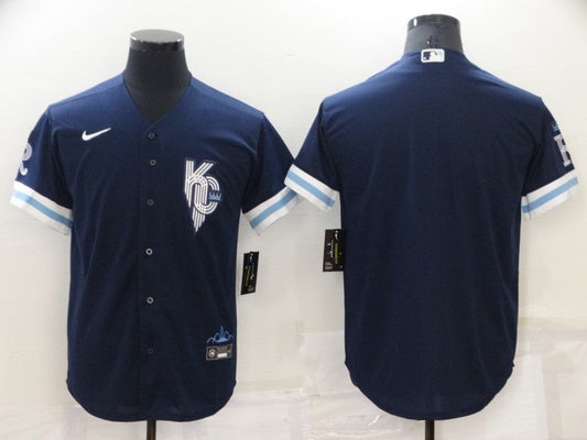 Men's Kansas City Royals 2022 City Connect Replica Jersey - Navy