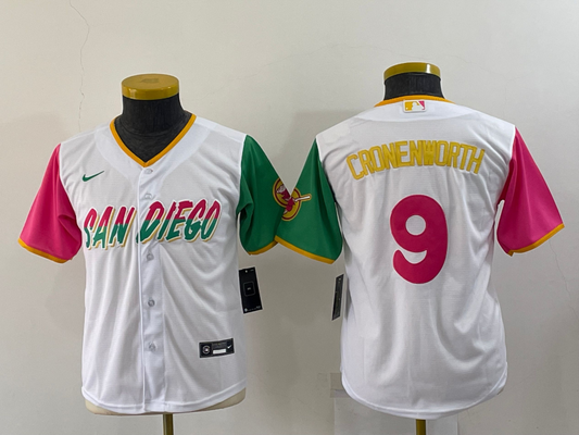 Youth Jake Cronenworth San Diego Padres White 2022 City Connect Replica Team Jersey