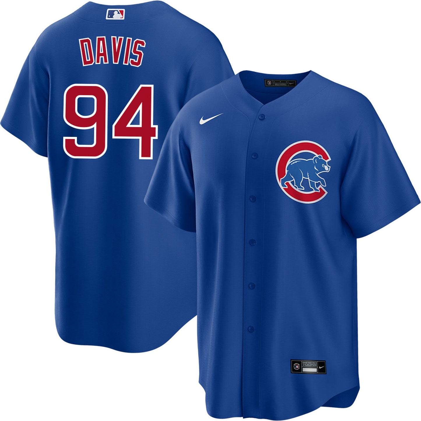 Men's Brennen Davis Chicago Cubs Player Jersey
