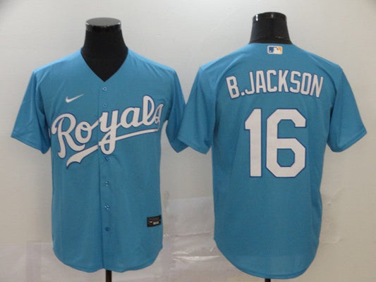 Men's Kansas City Royals Bo Jackson Player Jersey