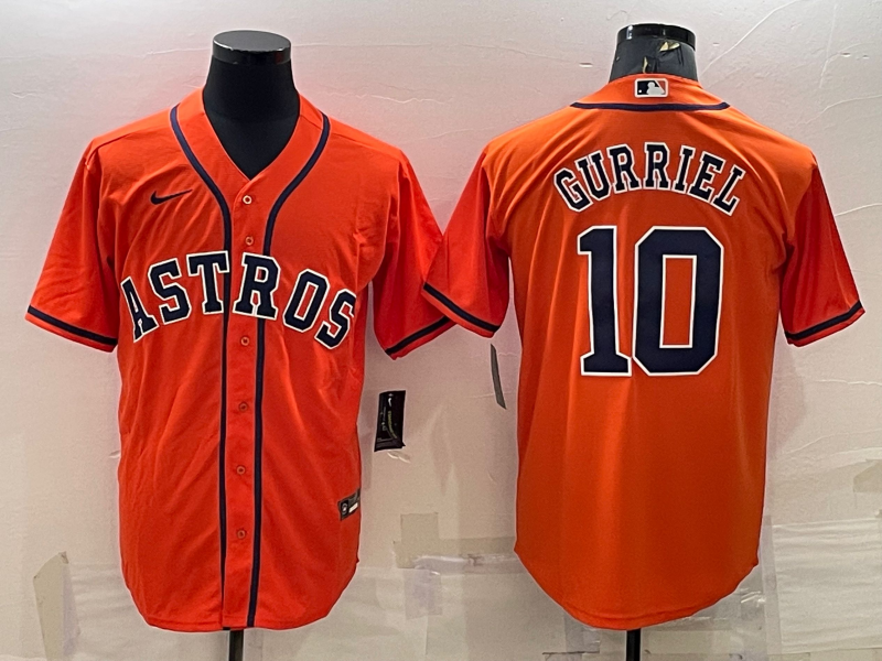 Men's Yuli Gurriel #10 Houston Astros Player Jersey
