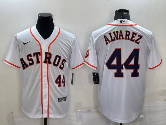 Men's Houston Astros  Yordan Alvarez #44 2022 World Series Player Jersey