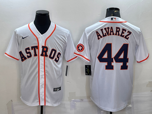 Men's Yordan Alvarez #44 Houston Astros 2022 World Series Player Jersey