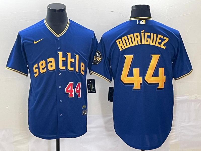 Men's Seattle Mariners Julio Rodriguez Royal 2023 City Connect Replica Player Jersey