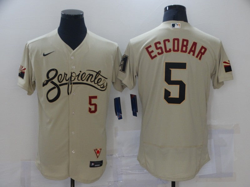 Men's Eduardo Escobar Arizona Diamondbacks Gold 2021 City Connect Replica Jersey