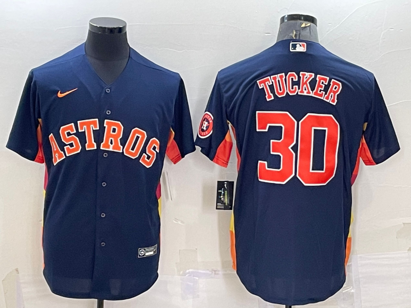 Men's Kyle Tucker #30 Houston Astros  2022 World Series Player Jersey