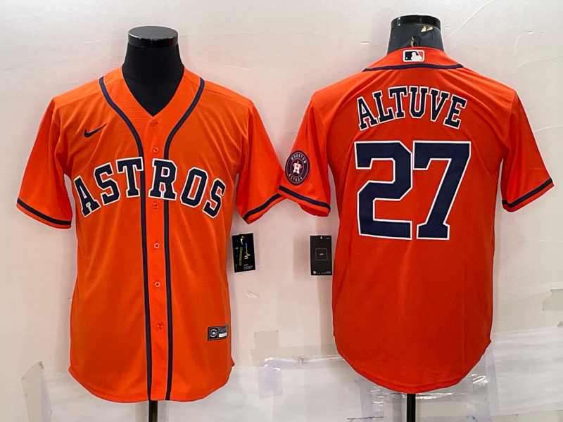 Men's Jose Altuve Houston Astros World Series Player Jersey
