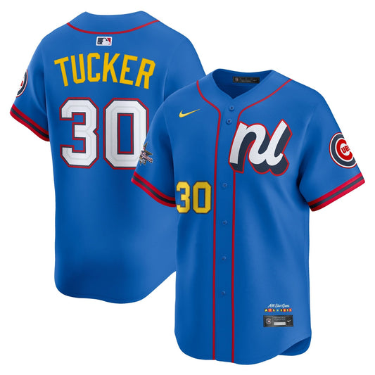 Men's National League Kyle Tucker Blue 2025 All-Star Player Jersey