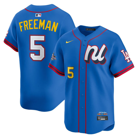 Men's National League Freddie Freeman Blue 2025 All-Star Player Jersey