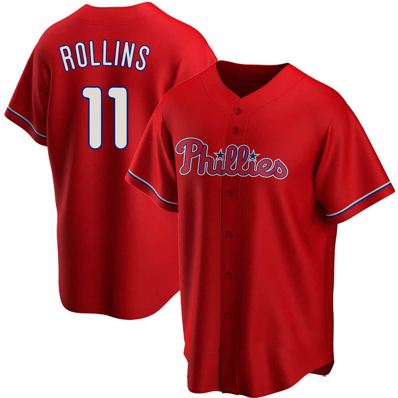 Men's Jimmy Rollins Philadelphia Phillies Player Jersey