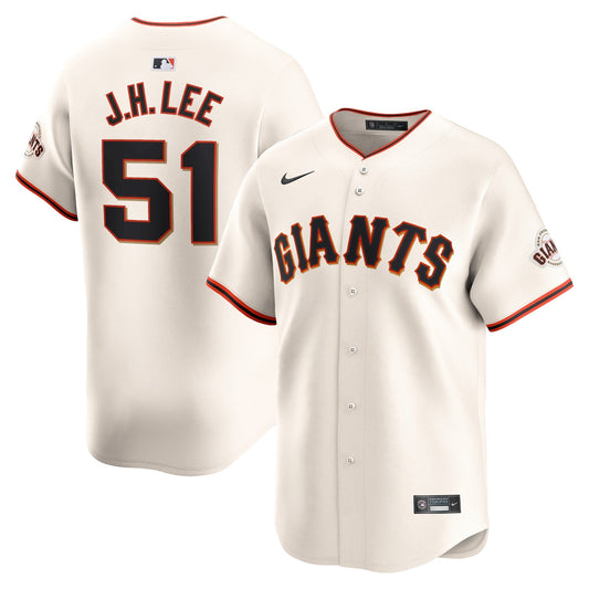 Men's San Francisco Giants Jung Hoo Lee Player Cream Jersey