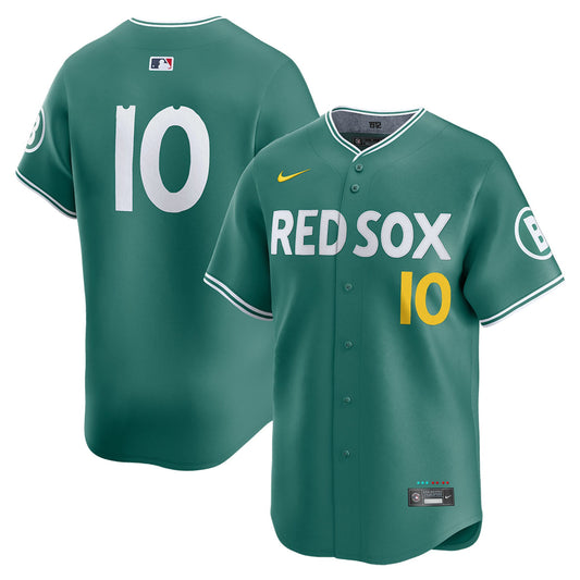 Men's Boston Red Sox Trevor Story Green 2025 City Connect Jersey