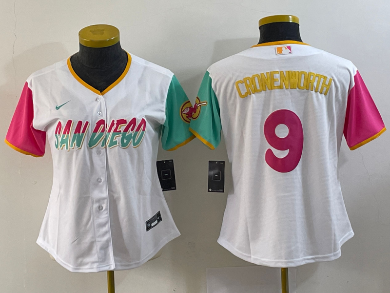 Women's Jake Cronenworth San Diego Padres White 2022 City Connect Replica Team Jersey
