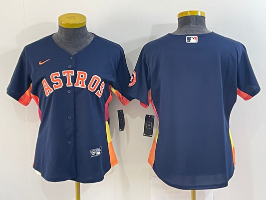 Women's Houston Astros 2022 World Series Player Navy Jersey