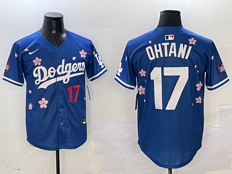 Men's Shohei Ohtani Los Angeles DodgersTokyo Series 2025 Dodgers Ohtani Jersey