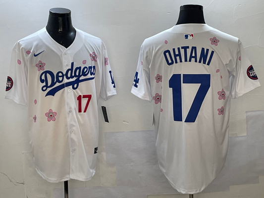 Men's Shohei Ohtani Los Angeles DodgersTokyo Series 2025 Dodgers Ohtani Jersey