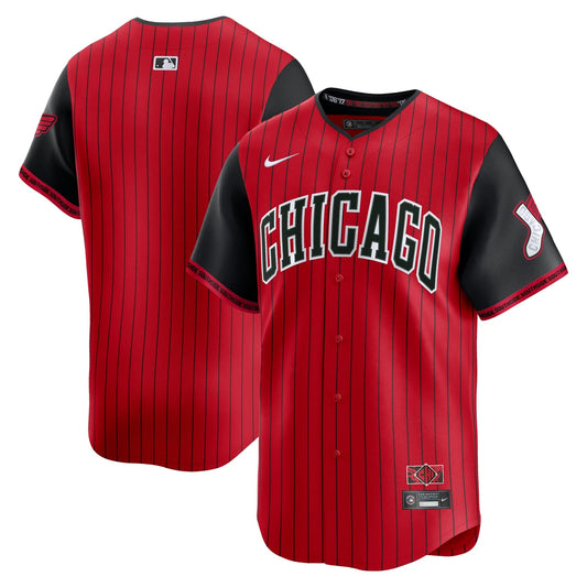 Men's Chicago White Sox Red/Black 2025 City Connect Jersey
