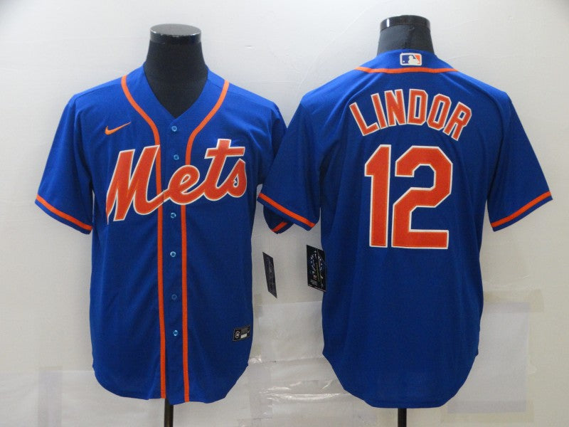 Youth Francisco Lindor#12 New York Mets Player Jersey