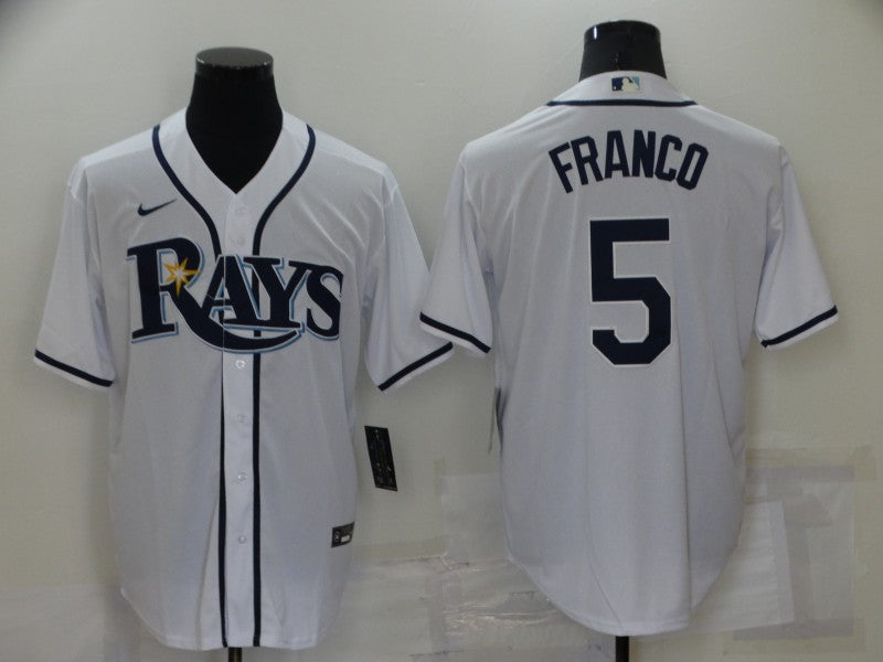 Men's Wander Franco Tampa Bay Rays Player Jersey