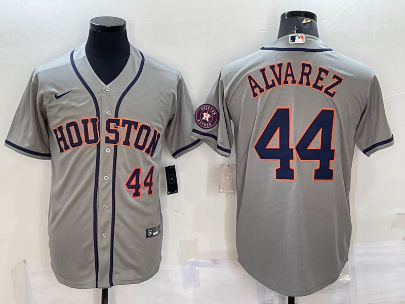 Men's Houston Astros  Yordan Alvarez #44 2022 World Series Player Jersey