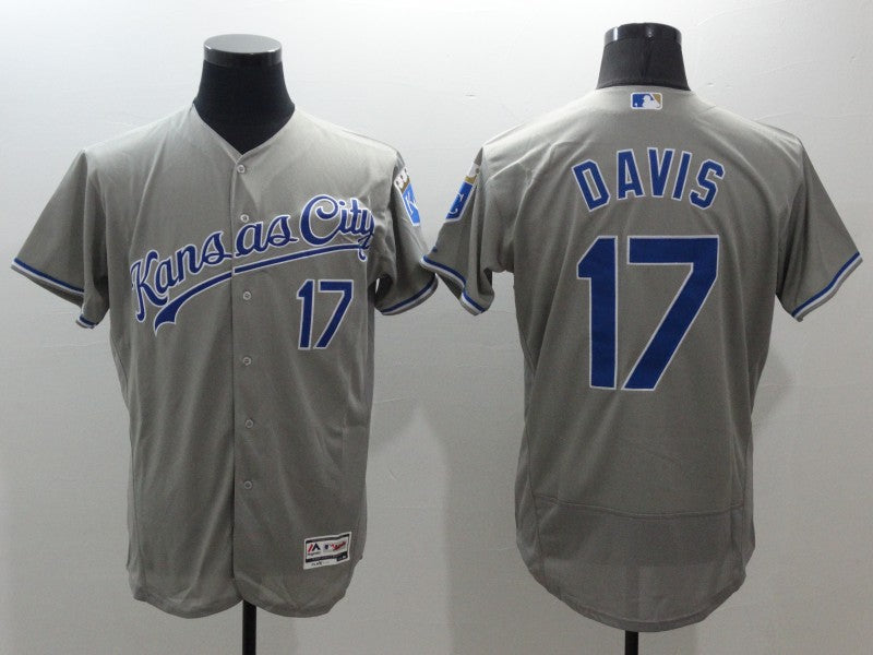 Men's Kansas City Royals Wade Davis Player Jersey