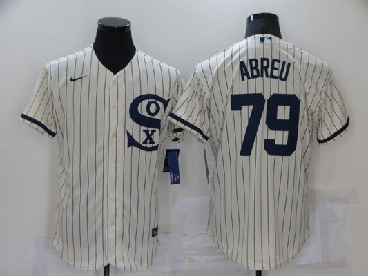 Men's Chicago White Sox Jose Abreu Cream 2021 Field of Dreams Jersey