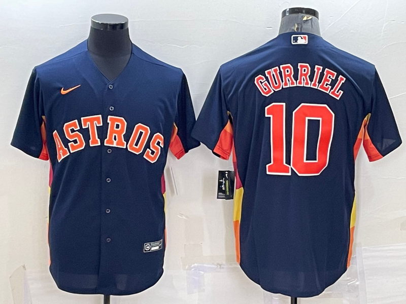 Men's Yuli Gurriel #10 Houston Astros Player Jersey