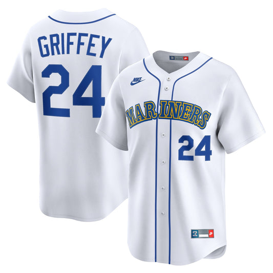 Men's Seattle Mariners Ken Griffey Jr.  Throwback Cooperstown Collection Jersey