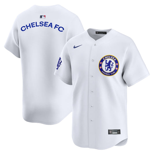 Men's Chelsea White 2025 Soccer x Baseball Jersey