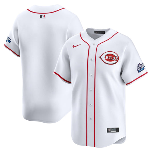 Men's Cincinnati Reds White 2025 Speedway Classic Home Jersey