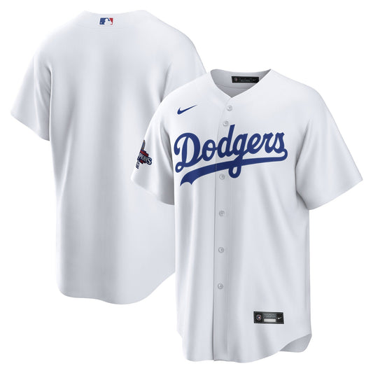 Men's Los Angeles Dodgers White 2024 World Series Champions Home Jersey