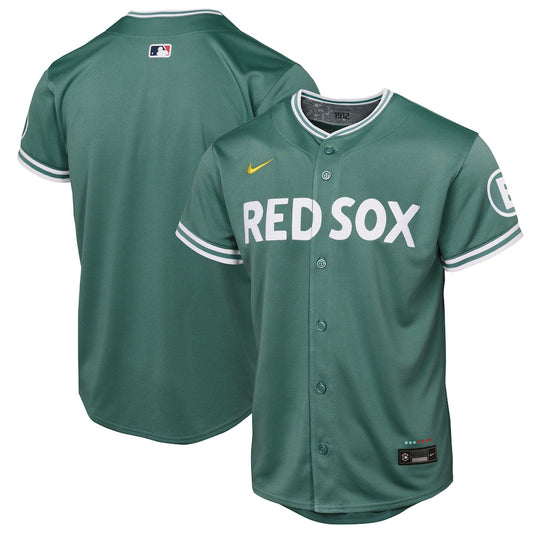 Youth Boston Red Sox Green 2025 City Connect Jersey