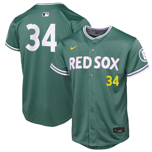 Youth Boston Red Sox David Ortiz Green 2025 City Connect Jersey